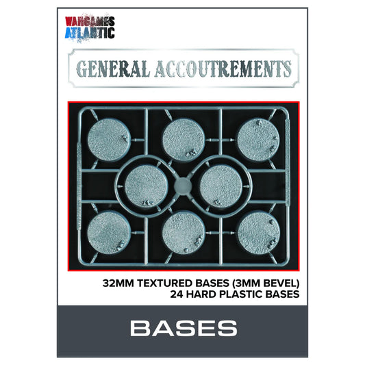 32mm Textured Bases (3mm Bevel)