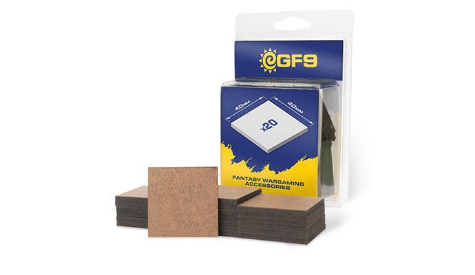 Gale force 9 Square MDF Bases