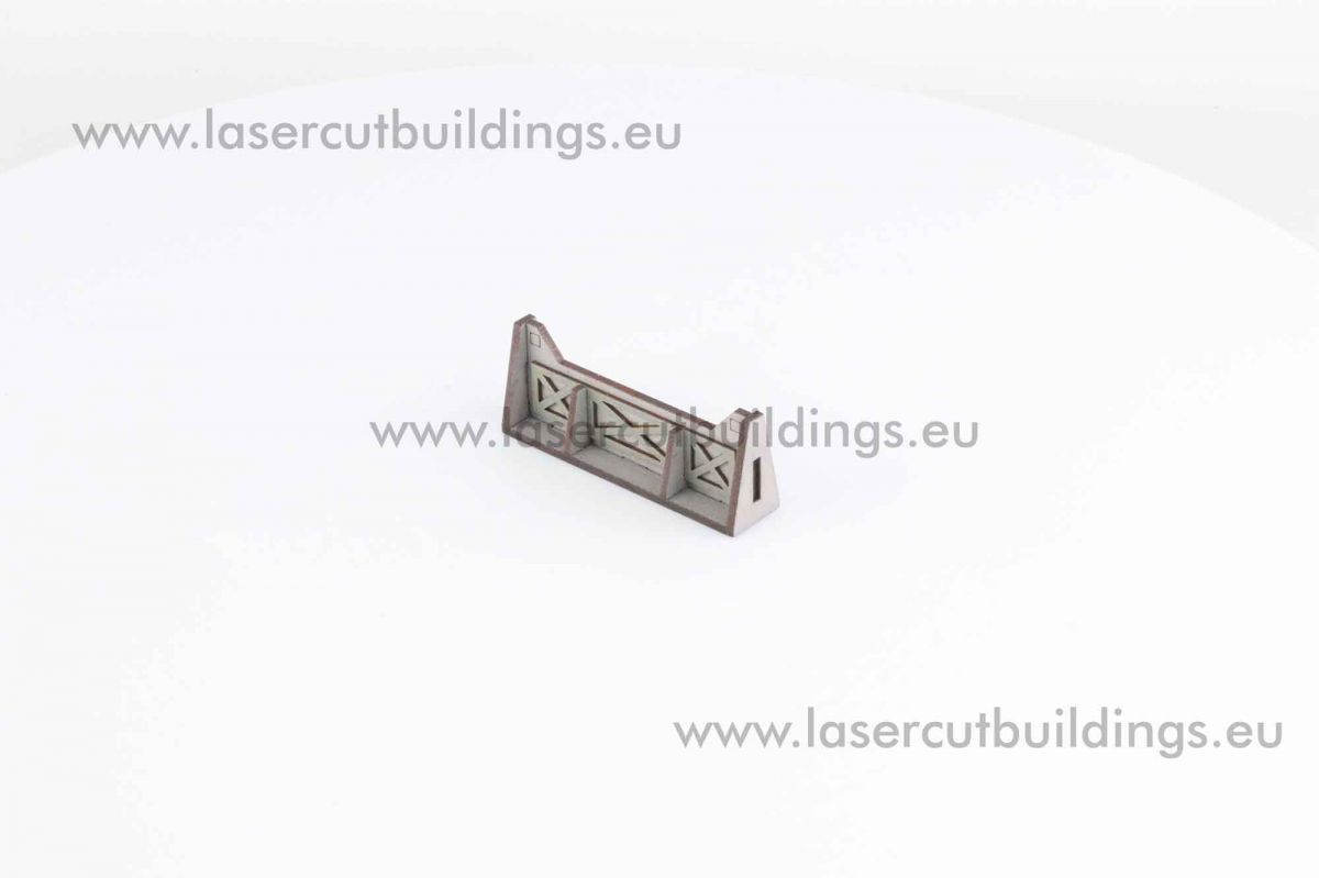 High Barricades - Fortifications I  28mm Pre-Painted