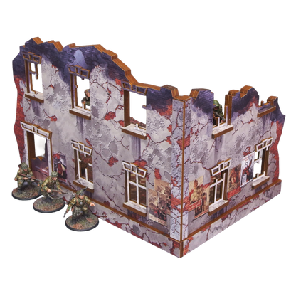 WW2 Ostfront Stalingrad Univermag Right (1) (28mm)