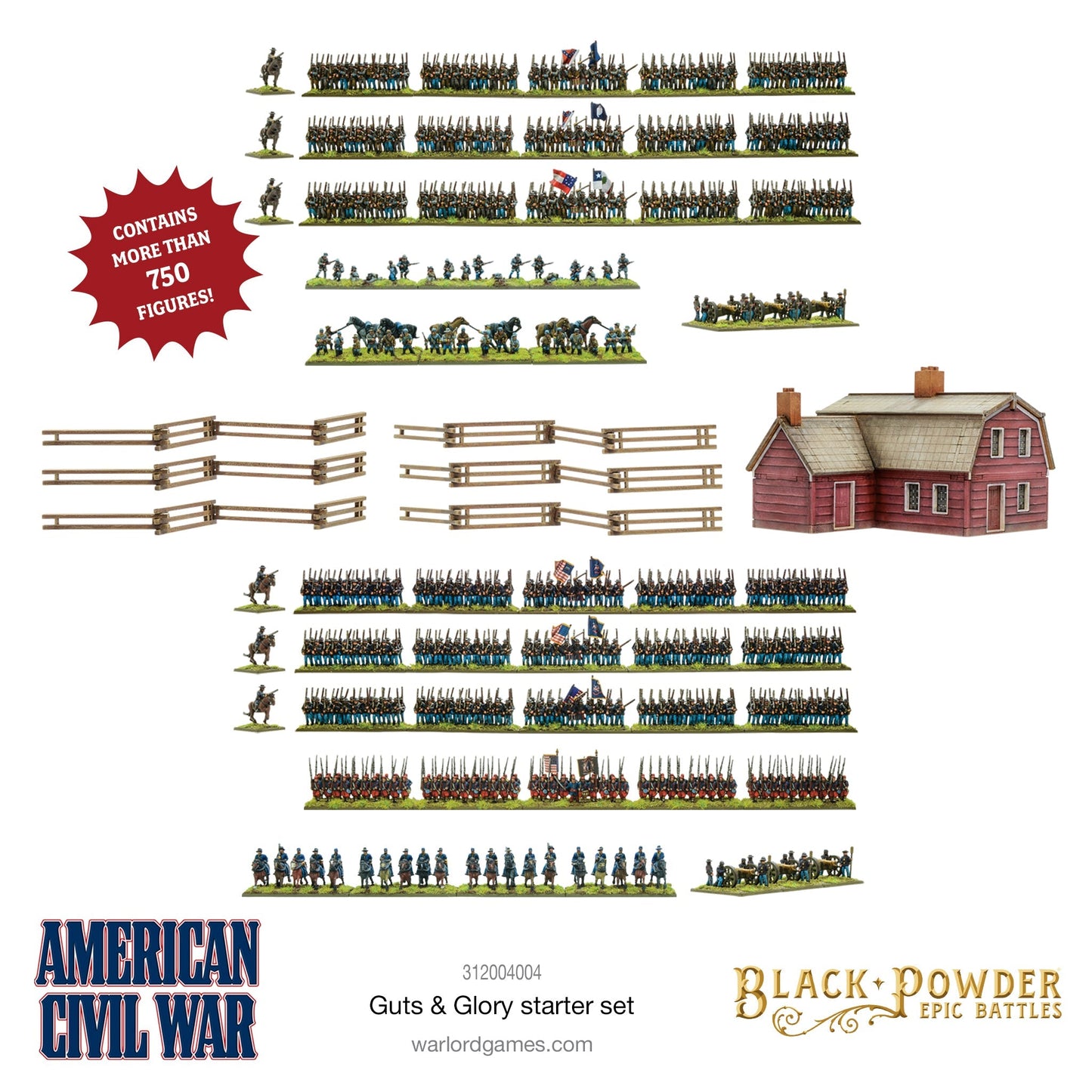 Black Powder Epic Battles - ACW Guts & Glory Starter Set