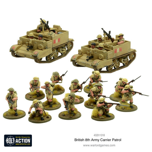 Bolt Action British 8th Army Carrier Patrol