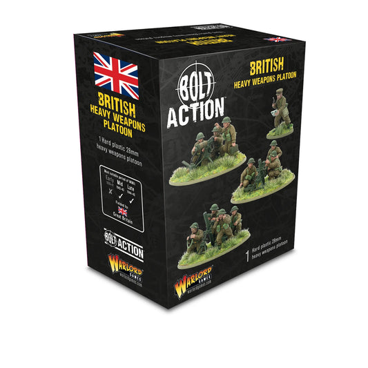 Bolt Action British Heavy Weapons Platoon (Plastic)