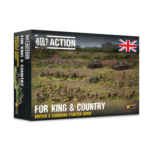 Bolt Action For King & Country British & Canadian Starter Army