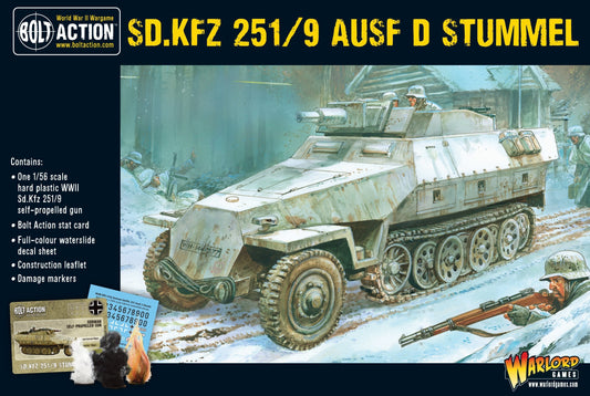 Bolt Action SDkfz 251/9 (Stummel) Half Track