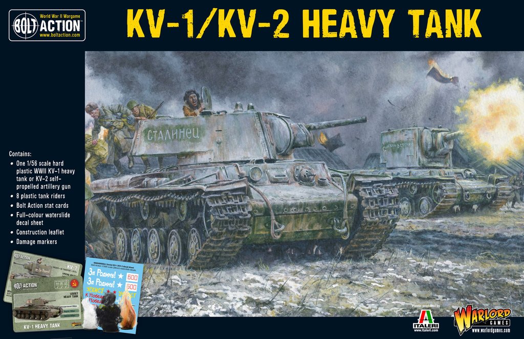 Bolt Action Soviet KV1/2 Heavy Tank