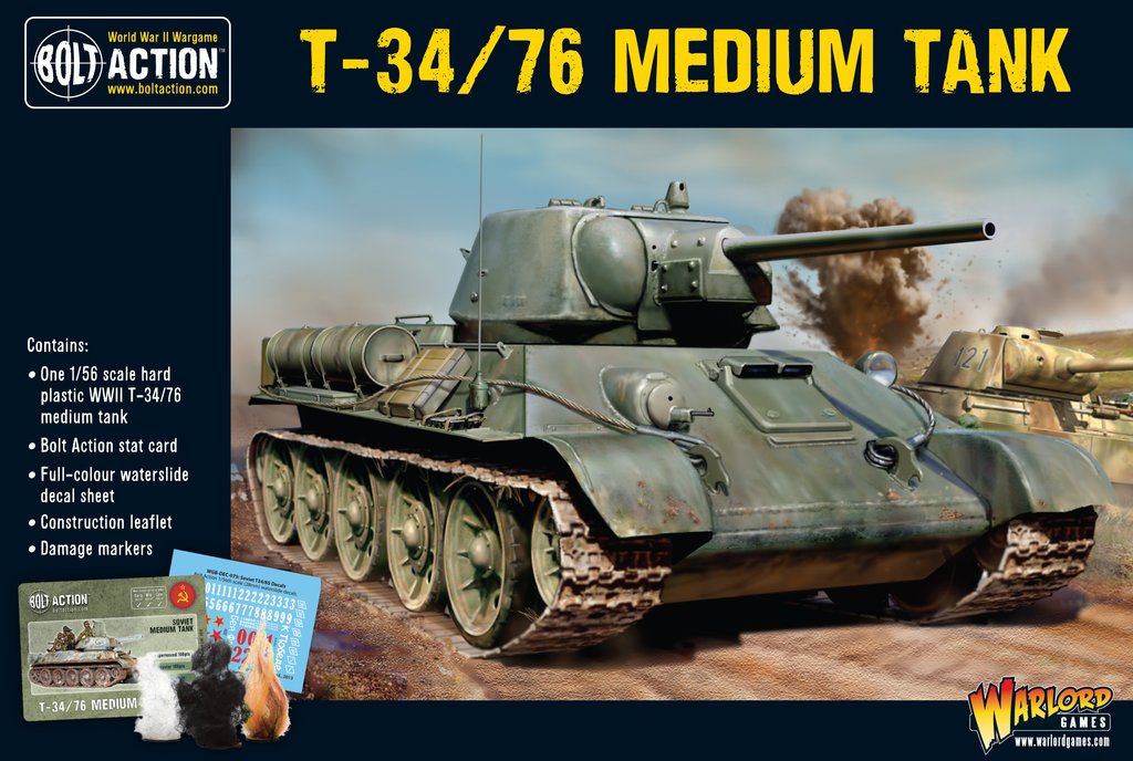 Bolt Action T34/76 Medium Tank