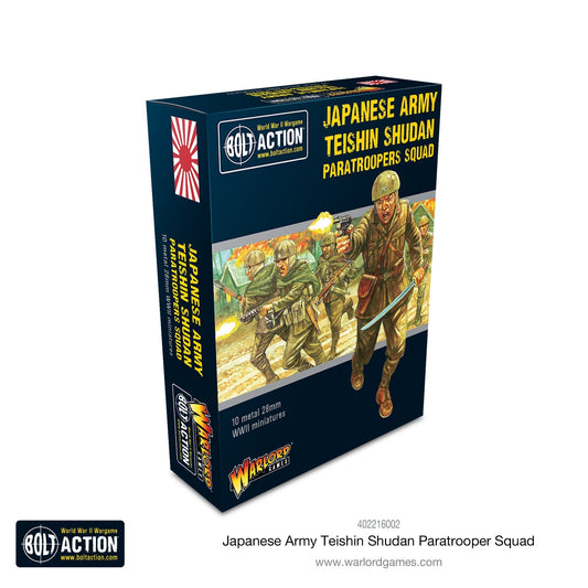 Bolt Action Japanese Army Teishin Shudan Paratrooper Squad