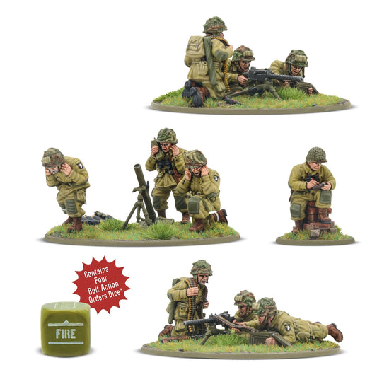 Bolt Action US Airborne (D-Day) Platoon Heavy Weapons Platoon