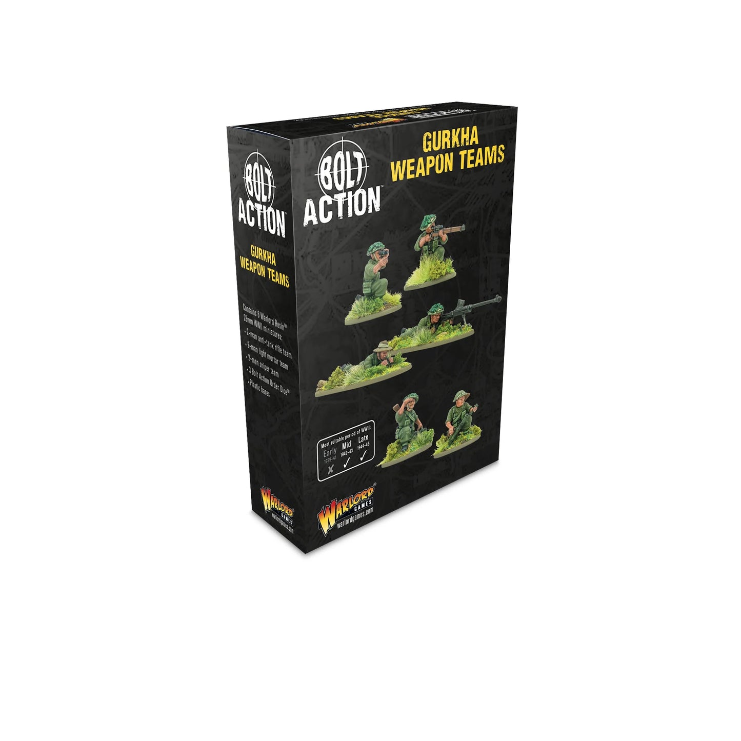Bolt Action Gurkha Weapon Teams