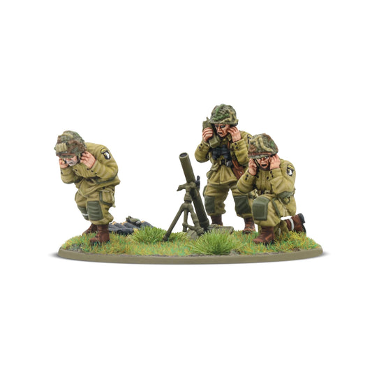 Bolt Action US Airborne (D-Day) Platoon medium mortar team