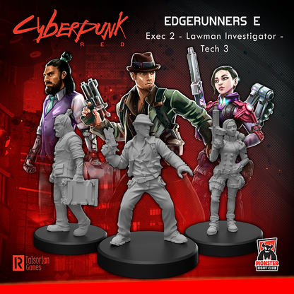 Edgerunners E - Exec, Lawman, & Tech