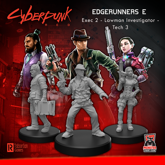 Edgerunners E - Exec, Lawman, & Tech