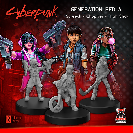 Cyberpunk RED Miniatures - Generation Red