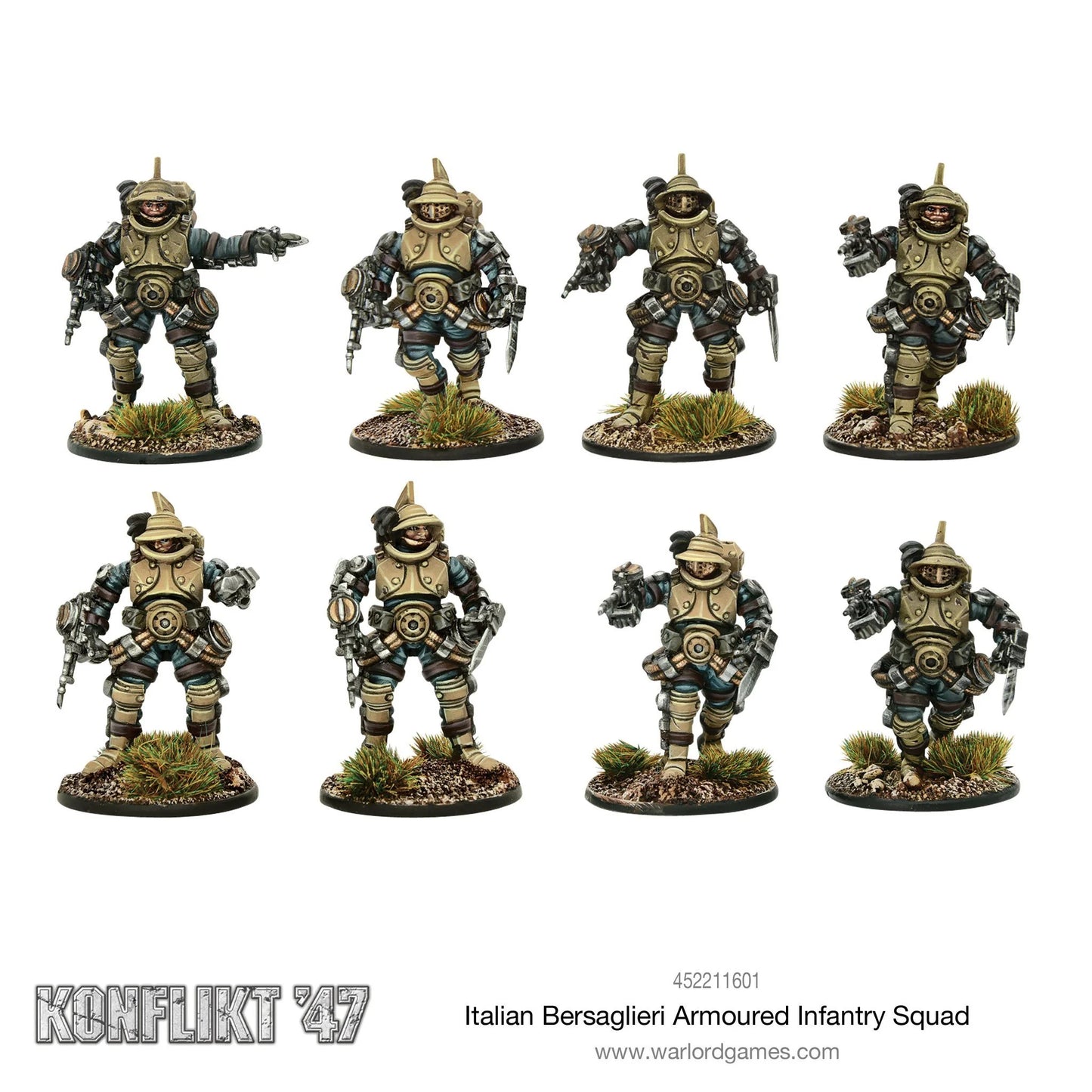 Konflikt '47 Italian Bersaglieri Armoured Infantry Squad MTO