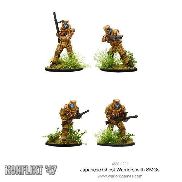 Konflikt '47 Japanese Ghost Warriors with SMG x 4 MTO