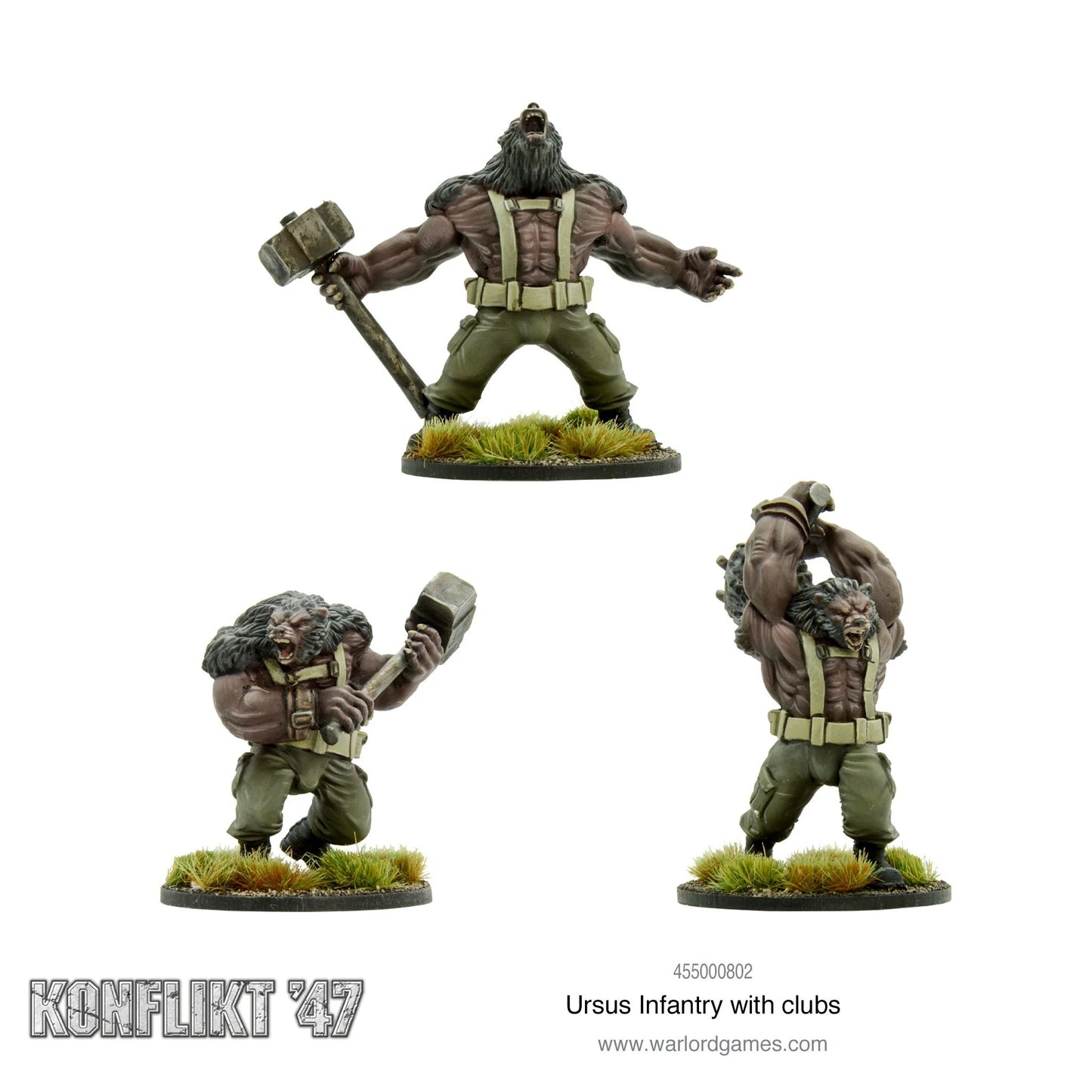 Konflikt '47 Soviet URSUS Infantry with Clubs MTO