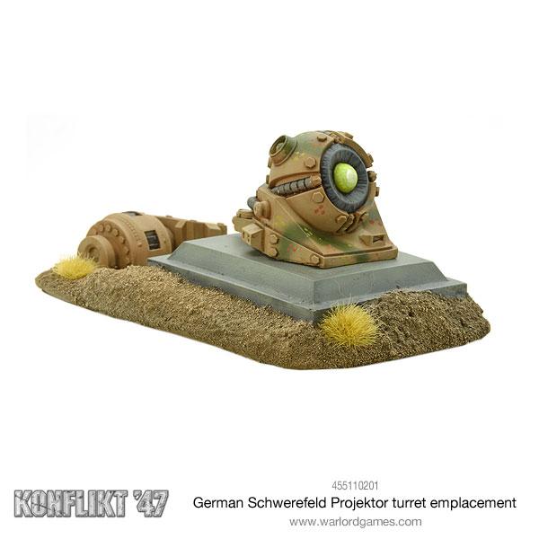 Konflikt '47 Axis German Schwerefeld Projektor Turret Emplacement MTO