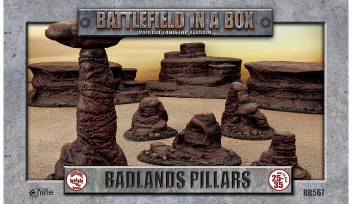 Badlands Pillars Mars