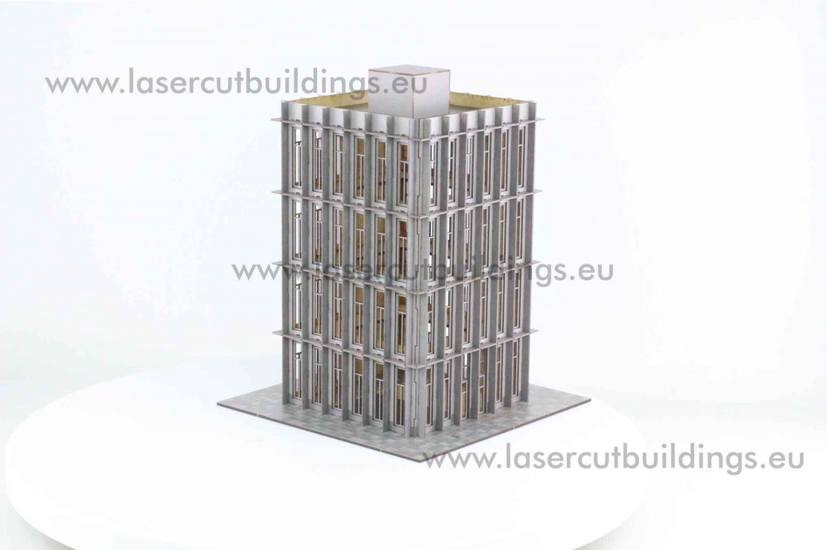 Office Building 28mm Pre-Painted