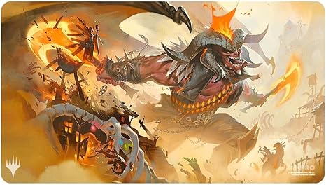 Ultra Pro-Outlaws of Thunder Junction Playmat Ft. Rakdos for Magic: The Gathering