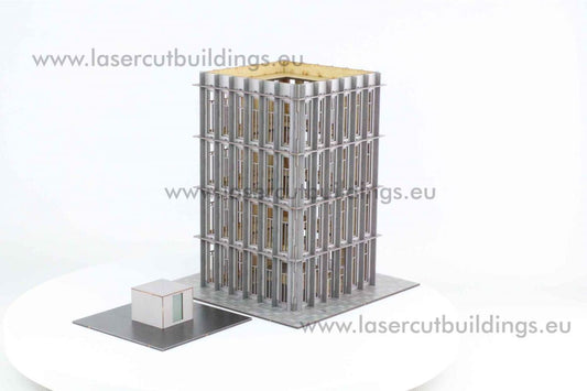 Office Building 28mm Pre-Painted