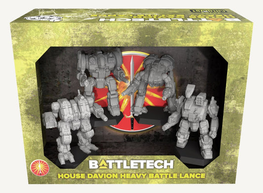 BattleTech House Davion Heavy Battle Lance Force Pack