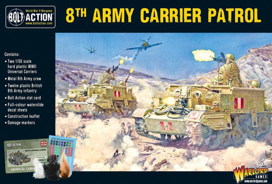 Bolt Action British 8th Army Carrier Patrol