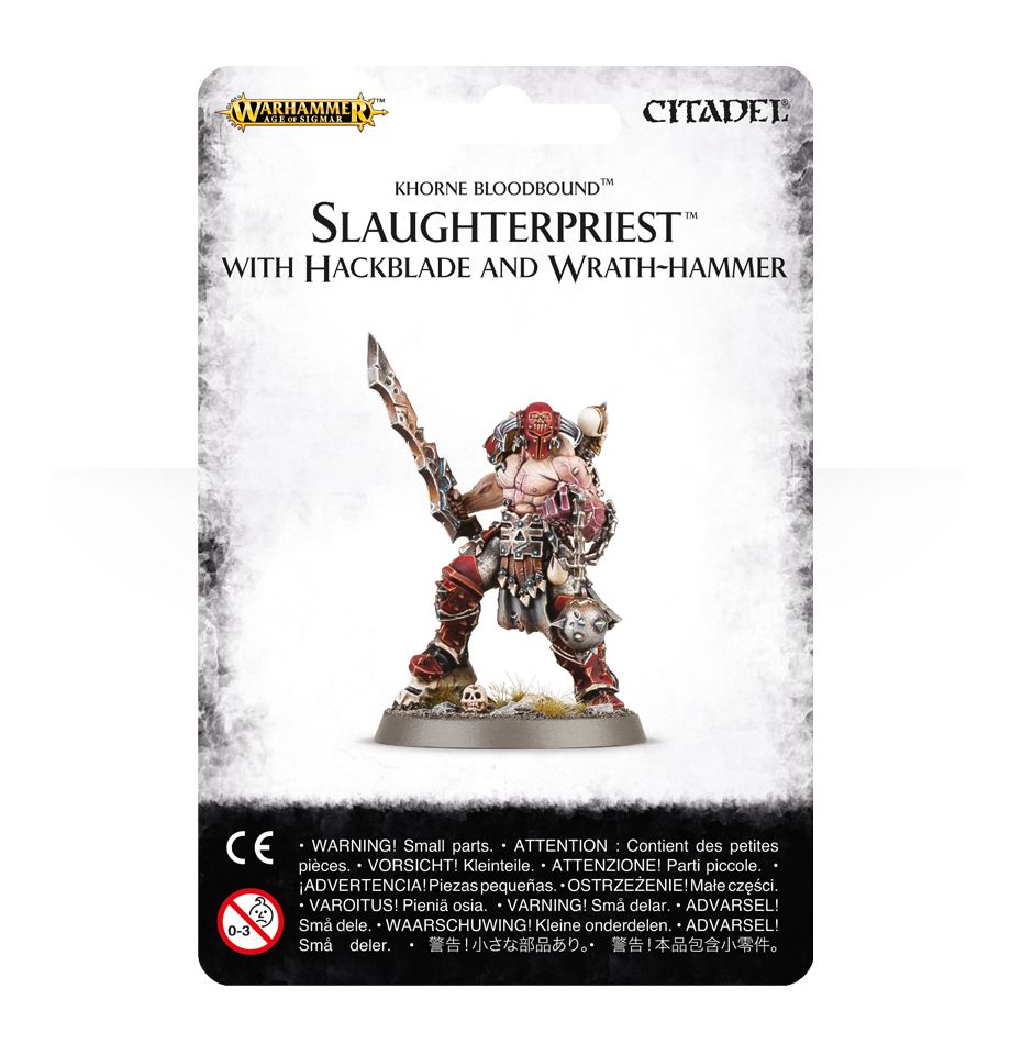 Slaughterpriest with Hackblade And Wrathhammer