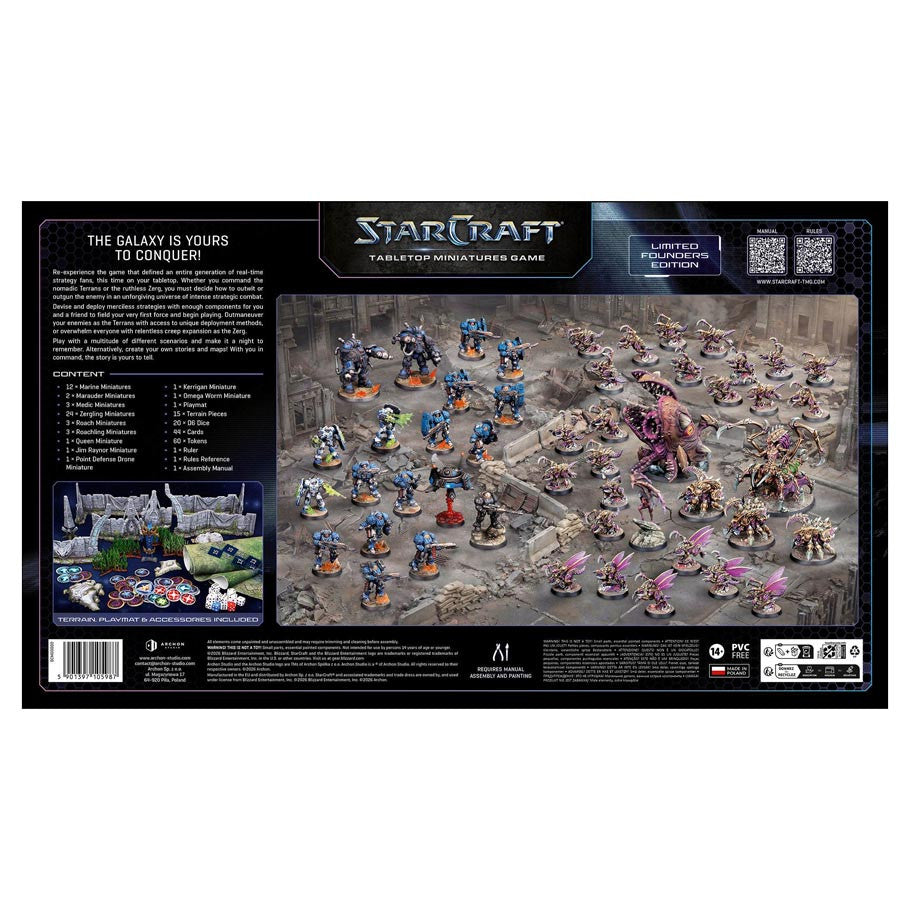 StarCraft TT Miniature Game 2 Player Starter Set: Founders' Edition