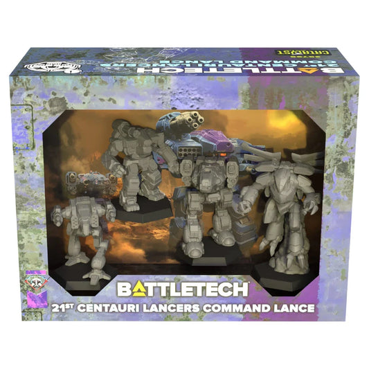 BattleTech Mercenaries Force Pack 21st Centauri Lancers Command Lance