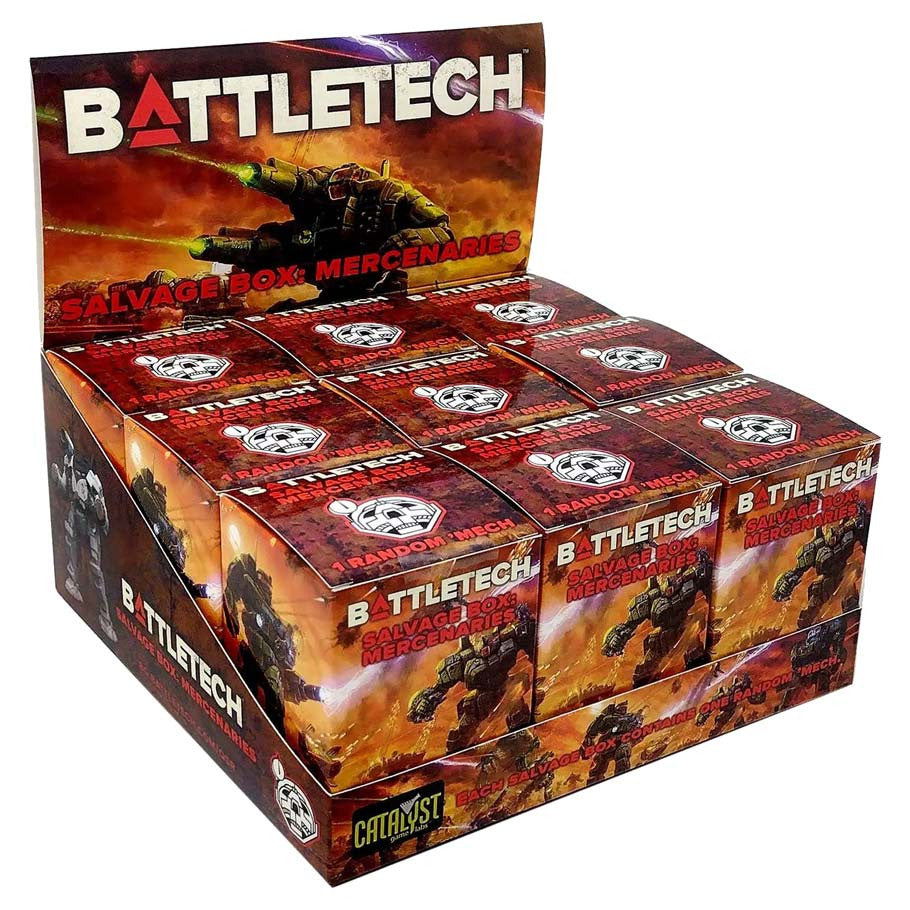 BattleTech: Salvage Box: Mercenaries Display