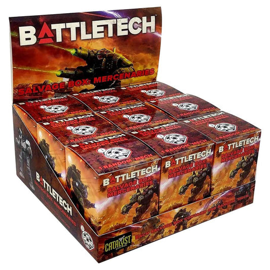 BattleTech: Salvage Box: Mercenaries Display