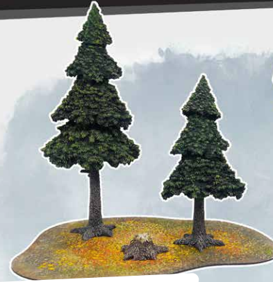 Monster Scenery: Evergreen Pine Forest