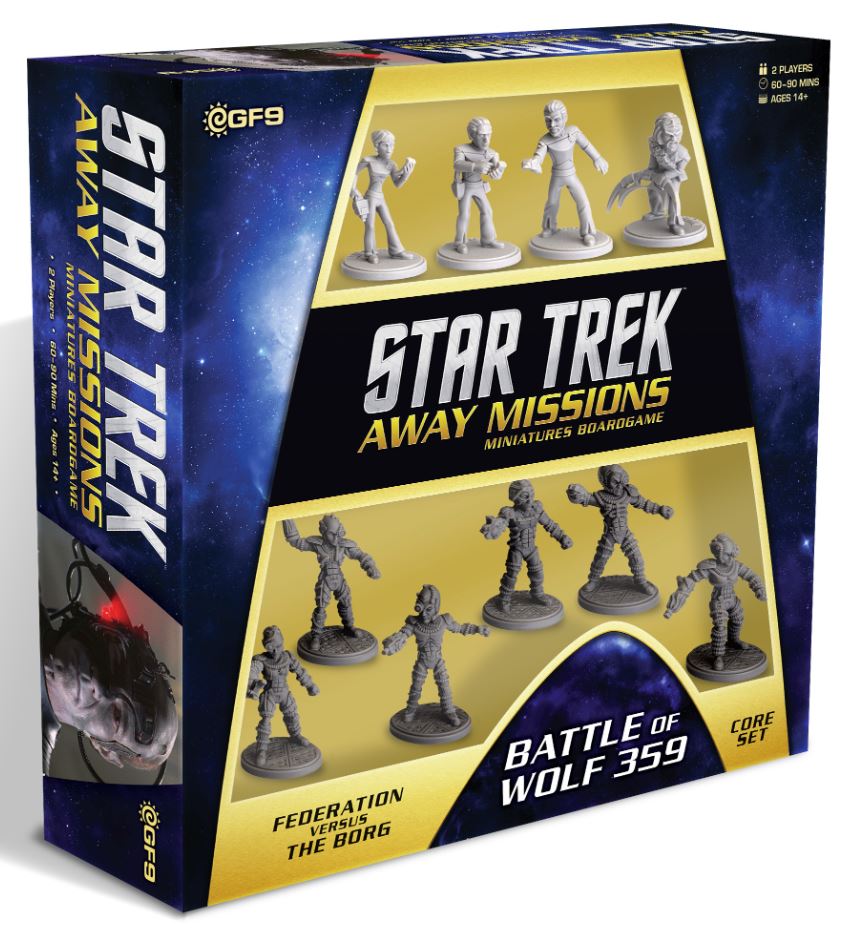 Star Trek Away Missions Federation VS Borg - Battle of Wolf 359 Core Set