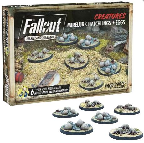 Fallout: Wasteland Warfare - Mirelurk Hatchlings + Eggs