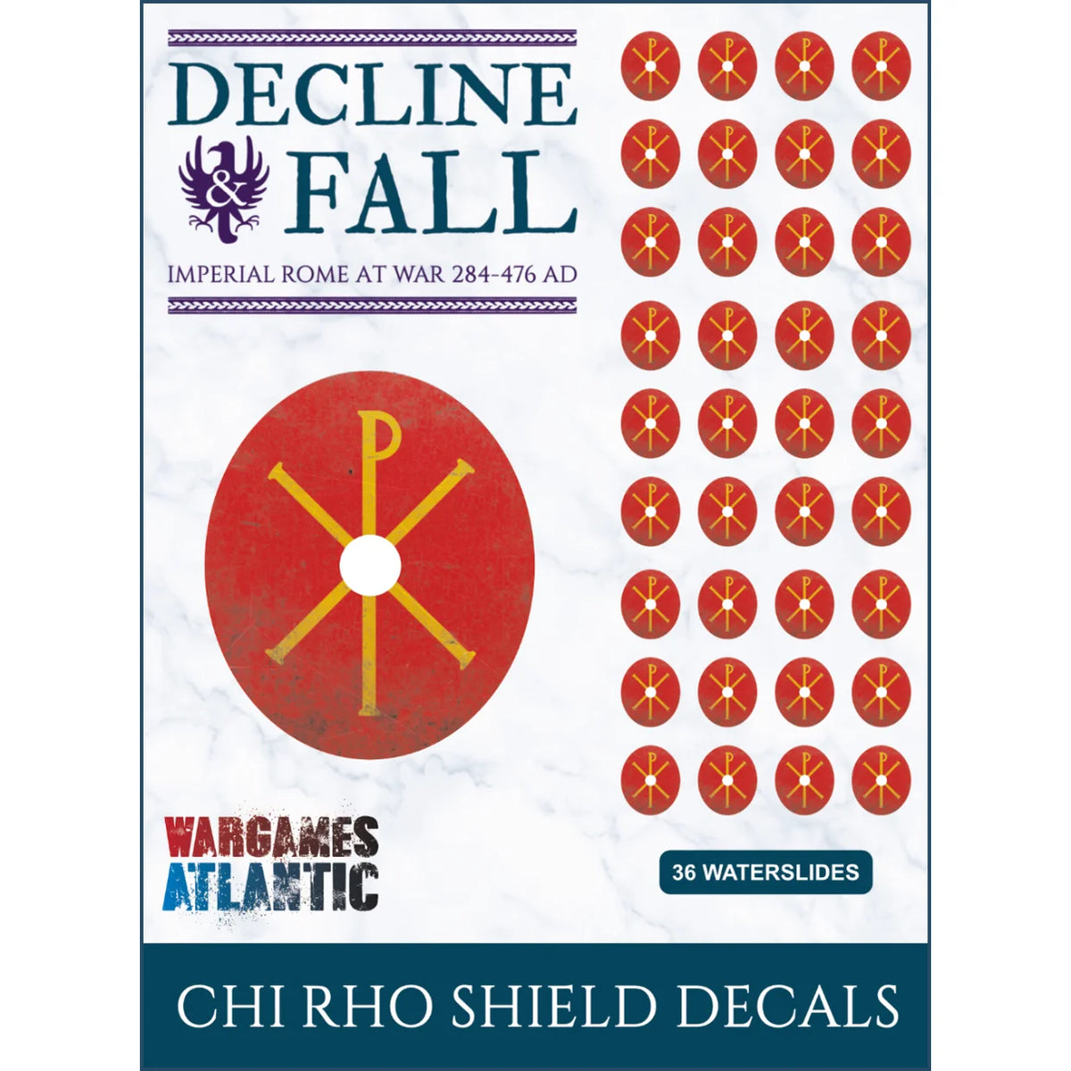 Decline & Fall Shield Decals