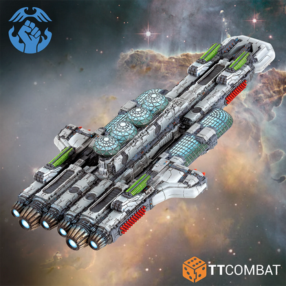 Dropfleet Resistance Coloniser Dreadnought