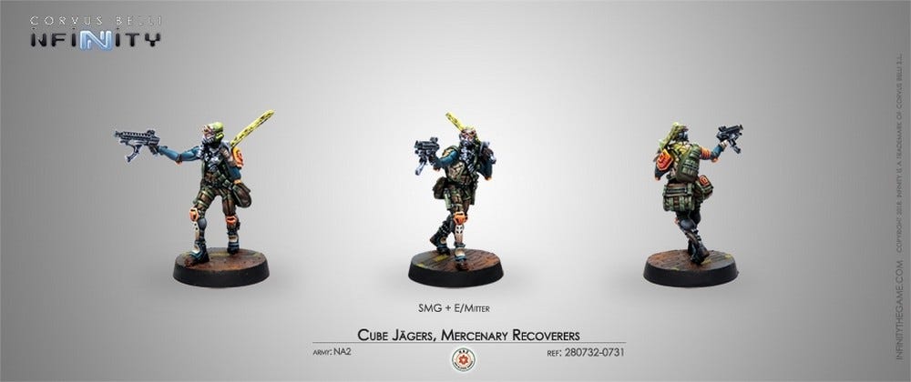 Cube Jagers Mercenary Recoverers (Submachine Gun)