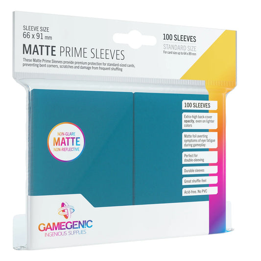 Matte Prime Sleeves Blue (66 x 91mm)