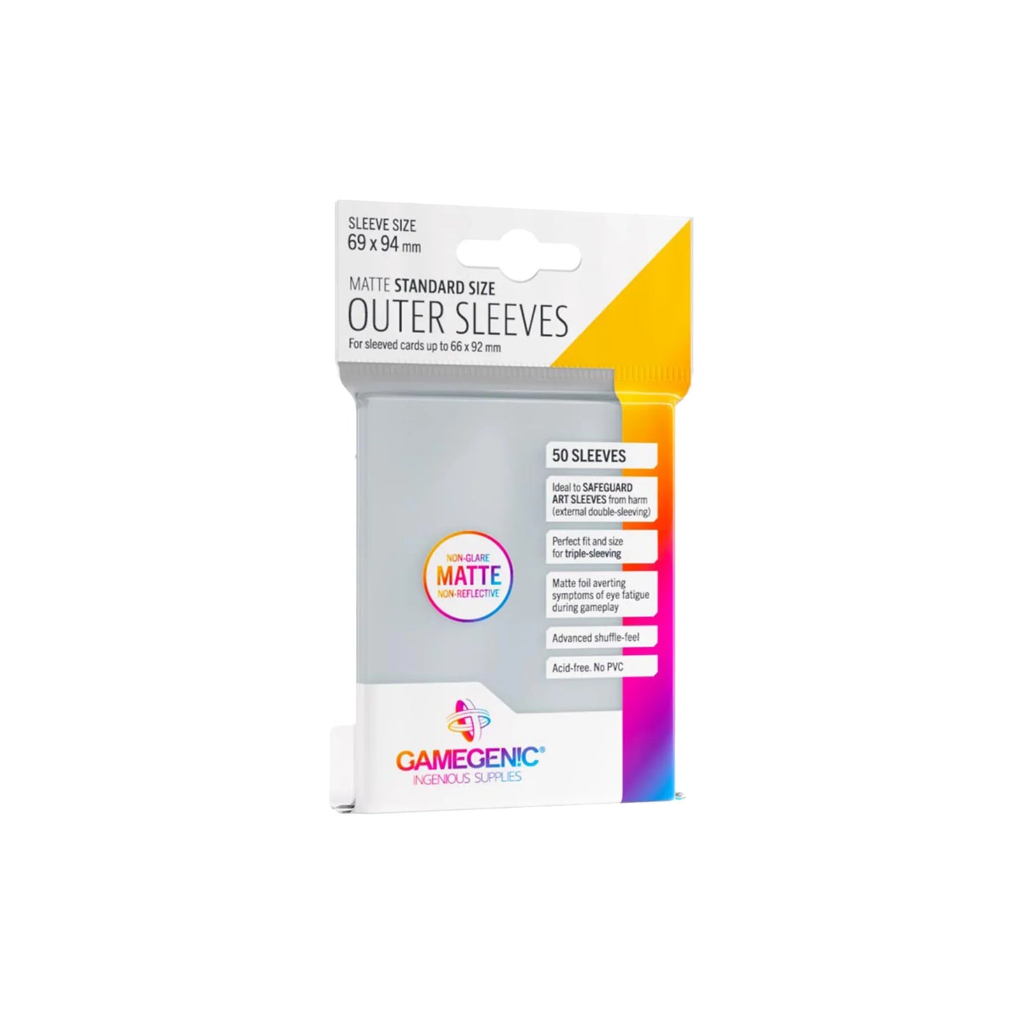 Outer Sleeves Matte Standard Size (69x94mm)