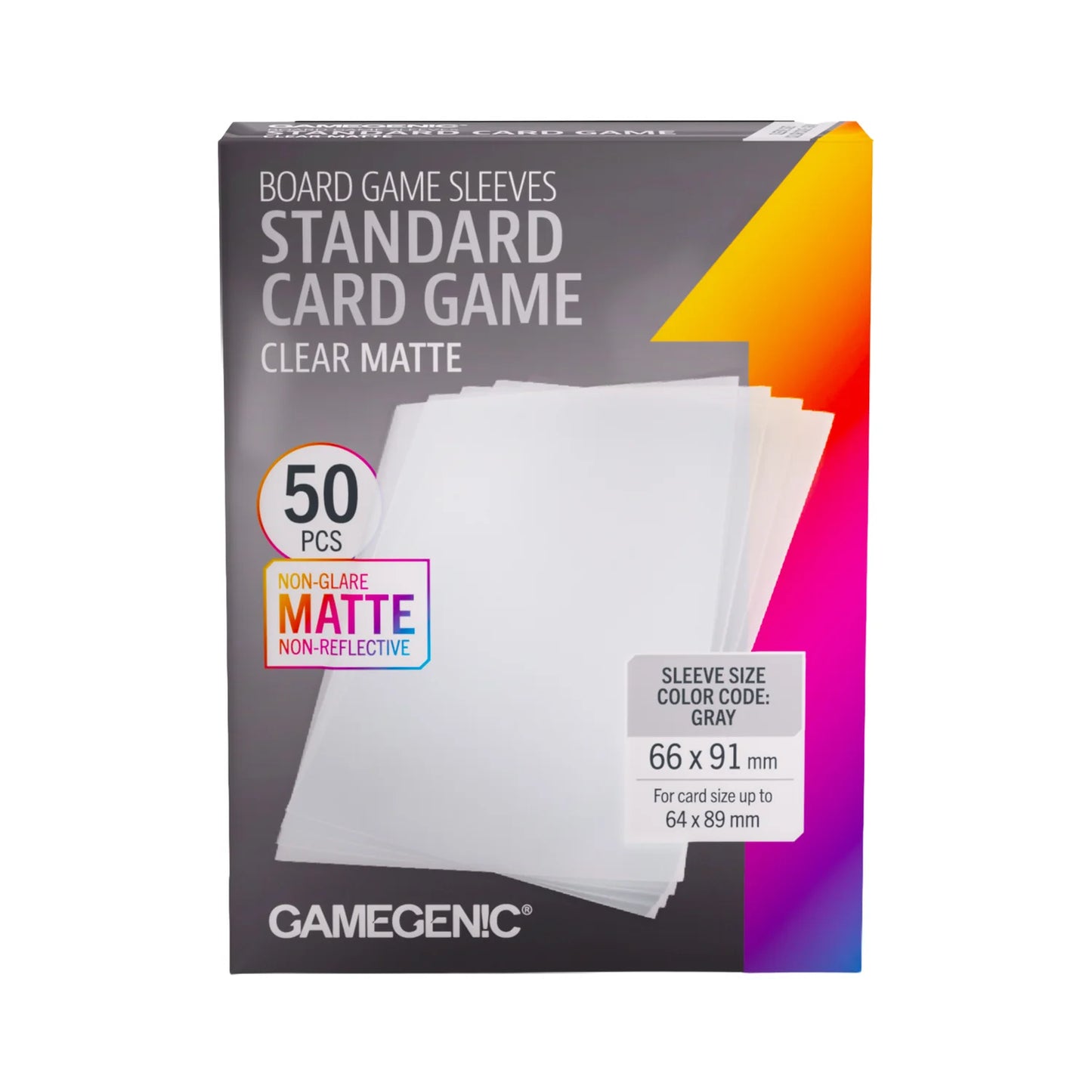 Board Game Sleeves Standard Card Game Clear Matte