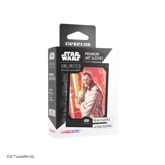 Star Wars Unlimited Premium Art Sleeve Qui Gon Jinn