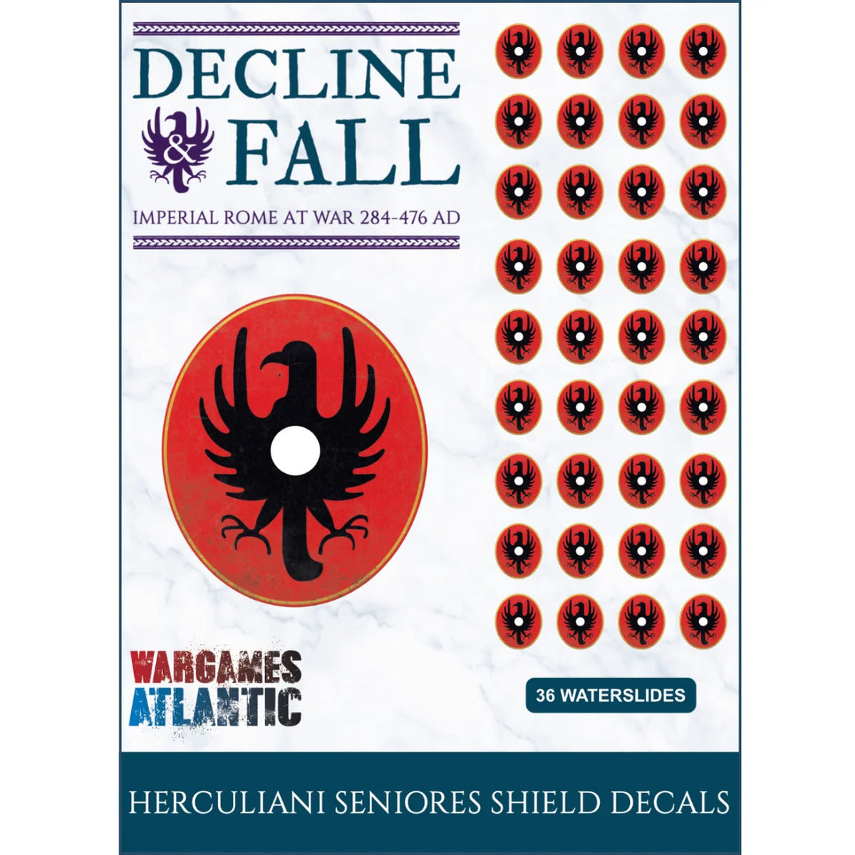 Decline & Fall Shield Decals