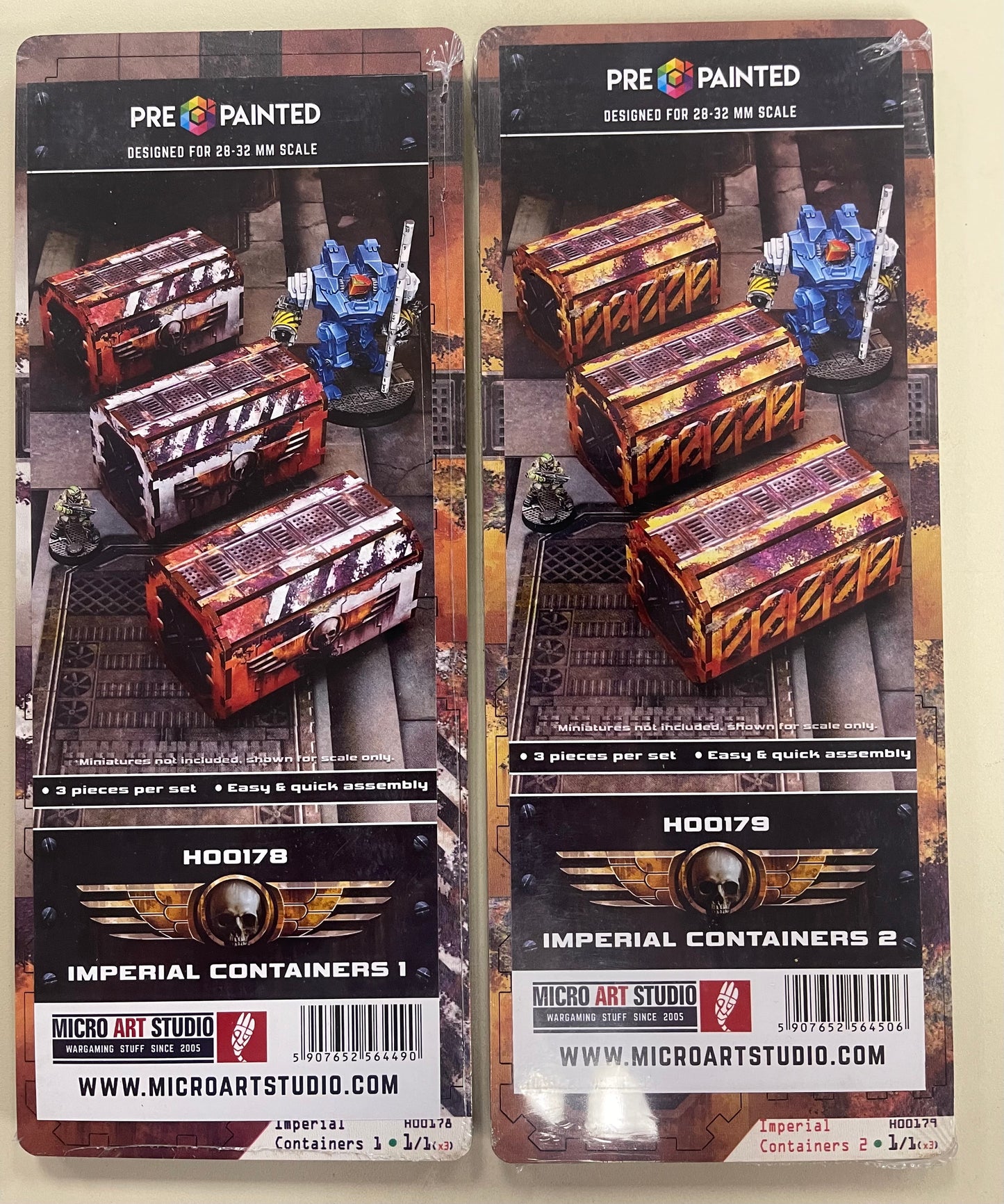 Imperial Containers 1 & 2 Bundle (6)