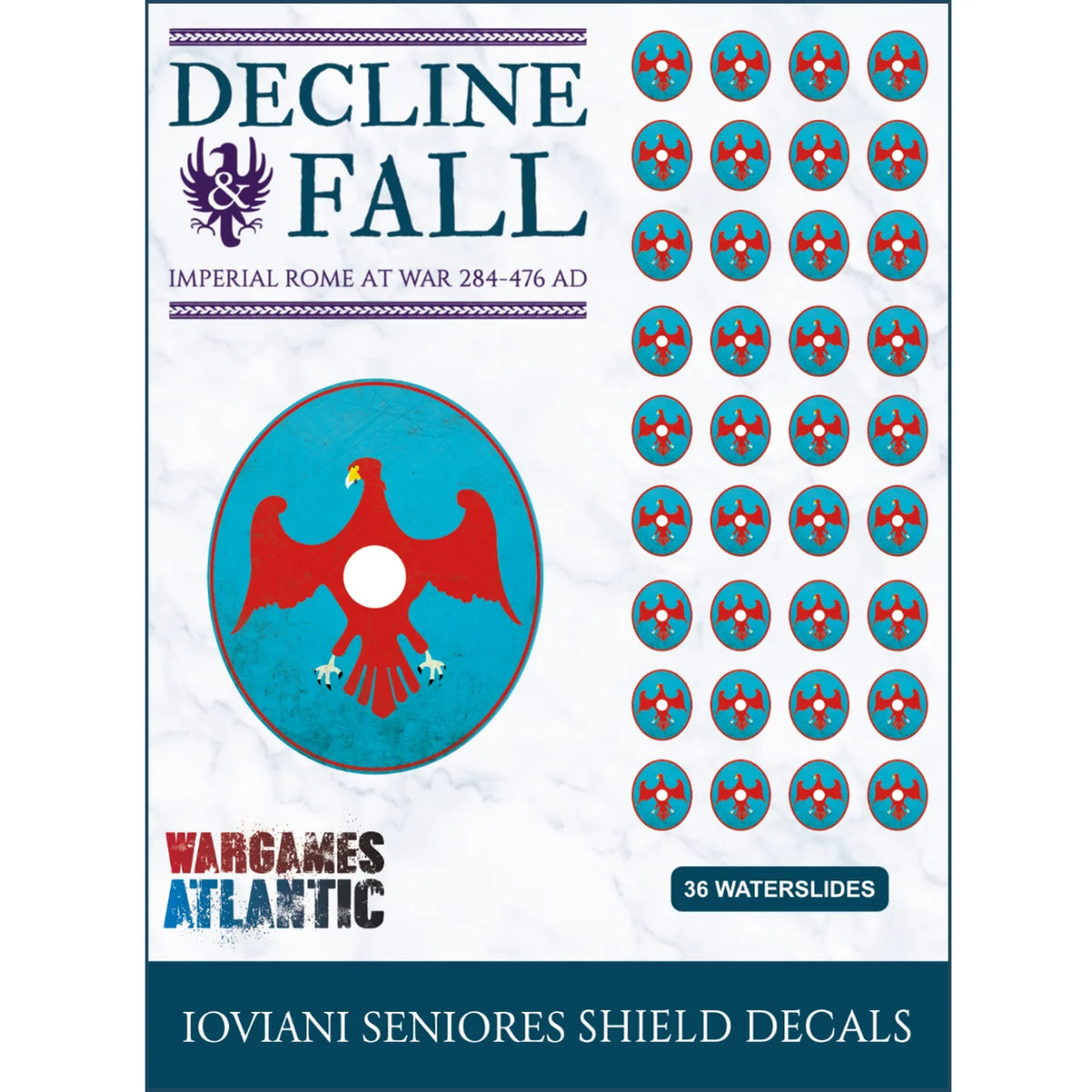 Decline & Fall Shield Decals
