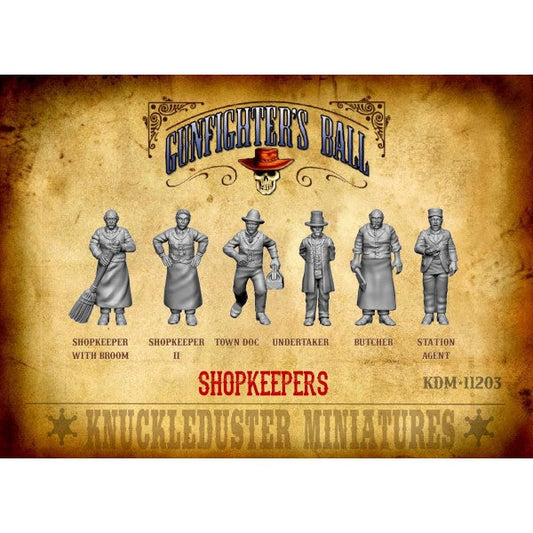 Gunfighters Ball Shopkeeper Bystanders