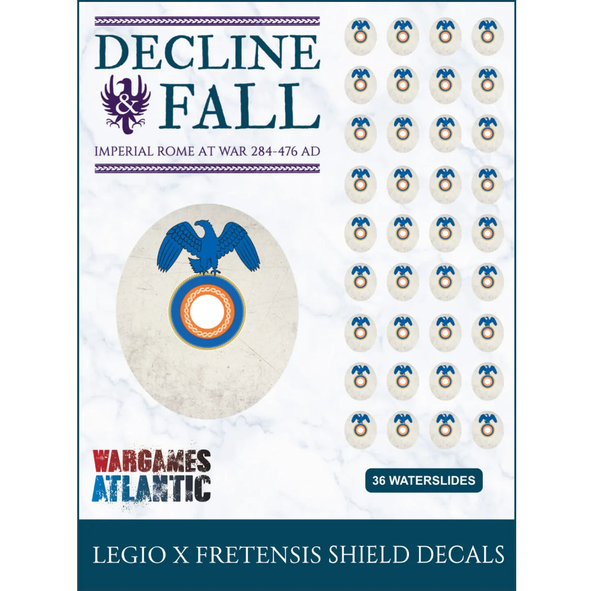 Decline & Fall Shield Decals