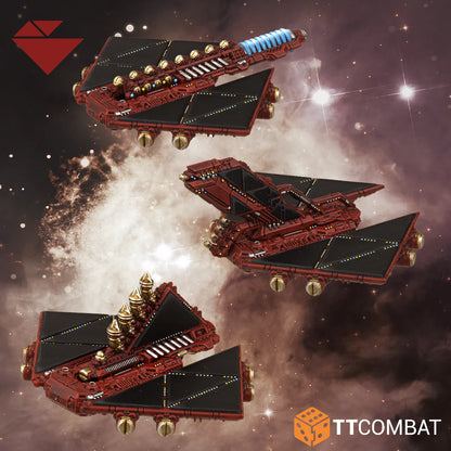 Dropfleet Bioficers Light Ships