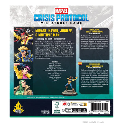 Marvel Crisis Protocol Mirage, Havok, Jubilee & Multiple Man